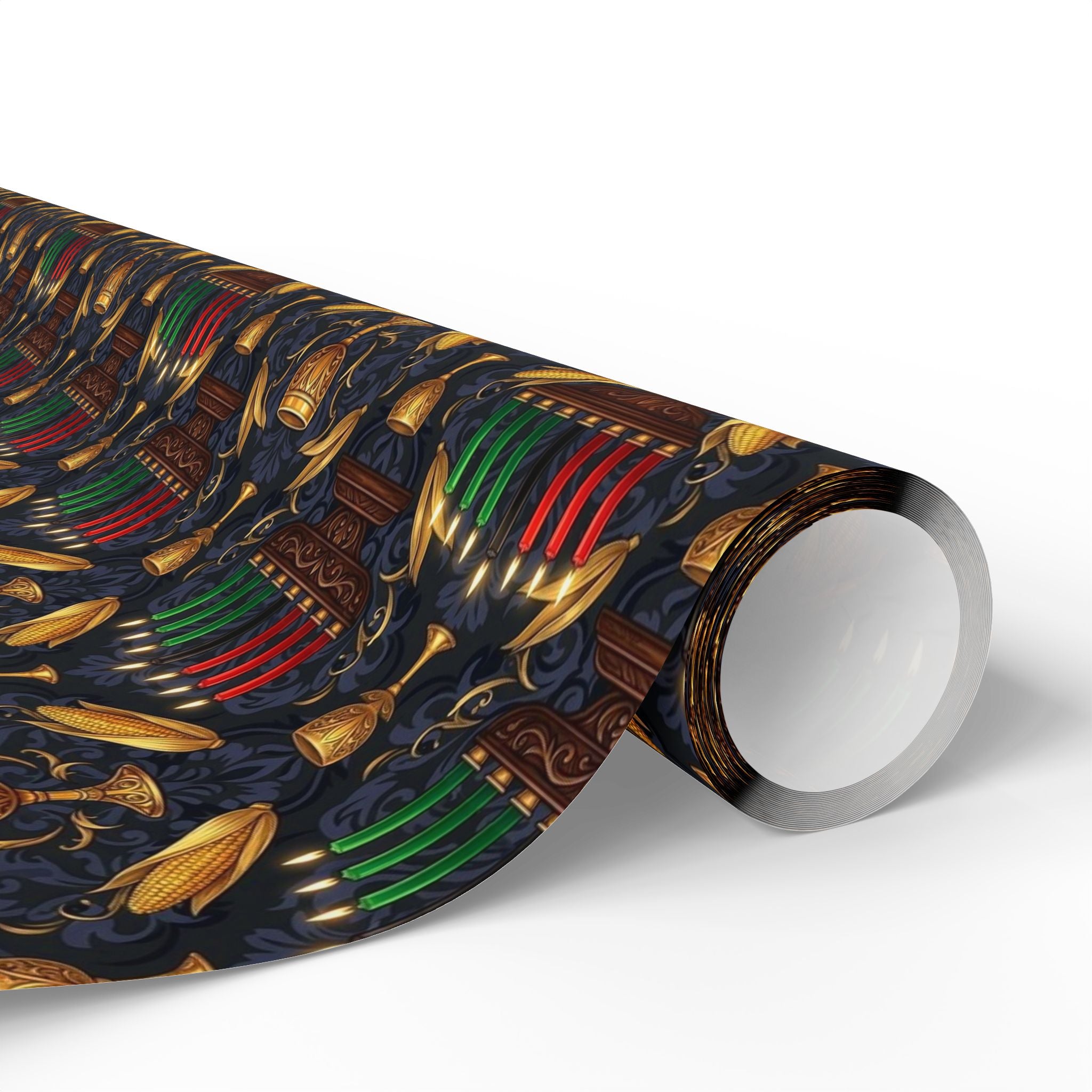 Kinara Glow Celebration Wrapping Paper — Family Wrap Co.