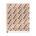 Mr. and Mrs. Claus Sweet Treats Pattern — African American Gift Wrap by Family Wrap Co.