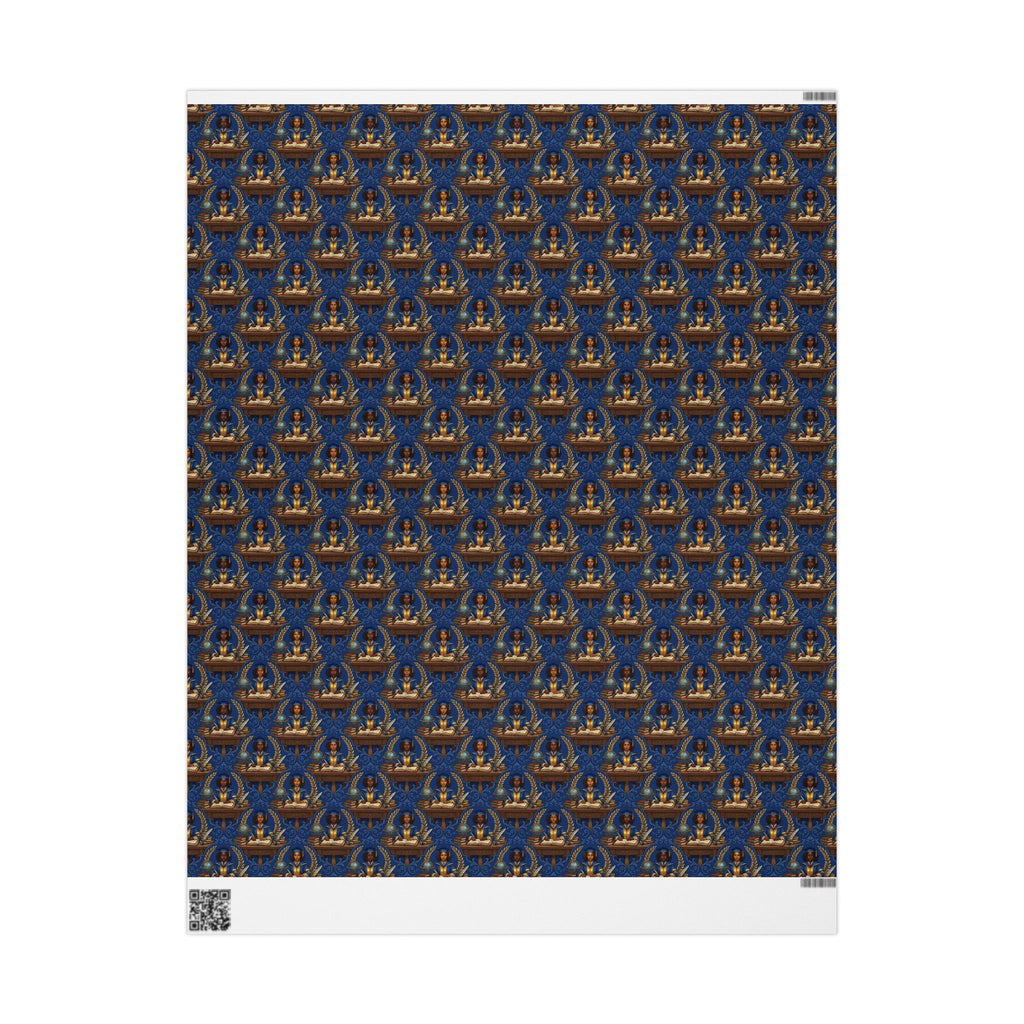 Blue Gold Legacy Scholars Wrapping Paper — Family Wrap Co.