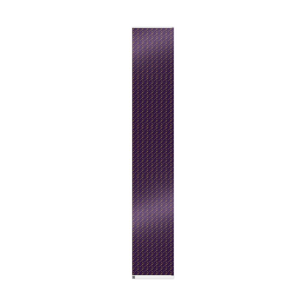 Violet Thunder & Golden Bulldog Wrapping Paper — Family Wrap Co.
