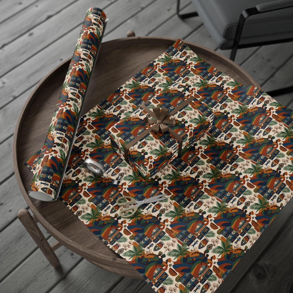 Sierra Leone Heritage Tapestry Wrapping Paper — Family Wrap Co.