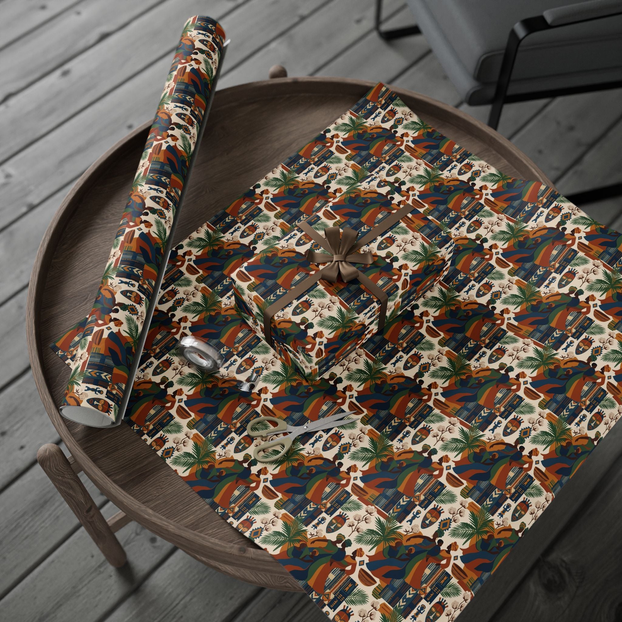 Sierra Leone Heritage Tapestry Wrapping Paper — Family Wrap Co.