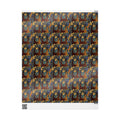 Blue Gold Botanical Luxe Wrapping Paper — Family Wrap Co.
