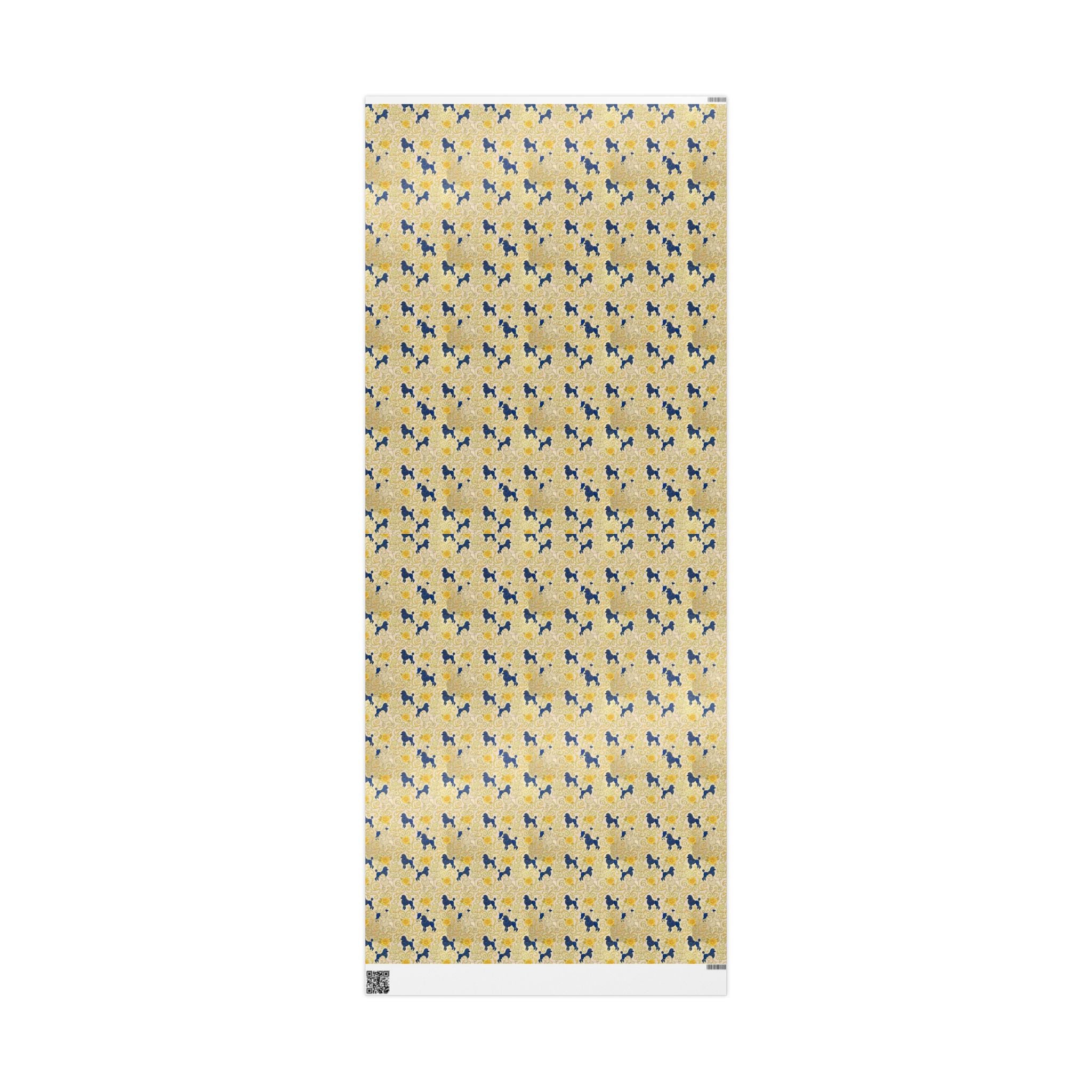 Cobalt Filigree Garden Wrapping Paper — Family Wrap Co.