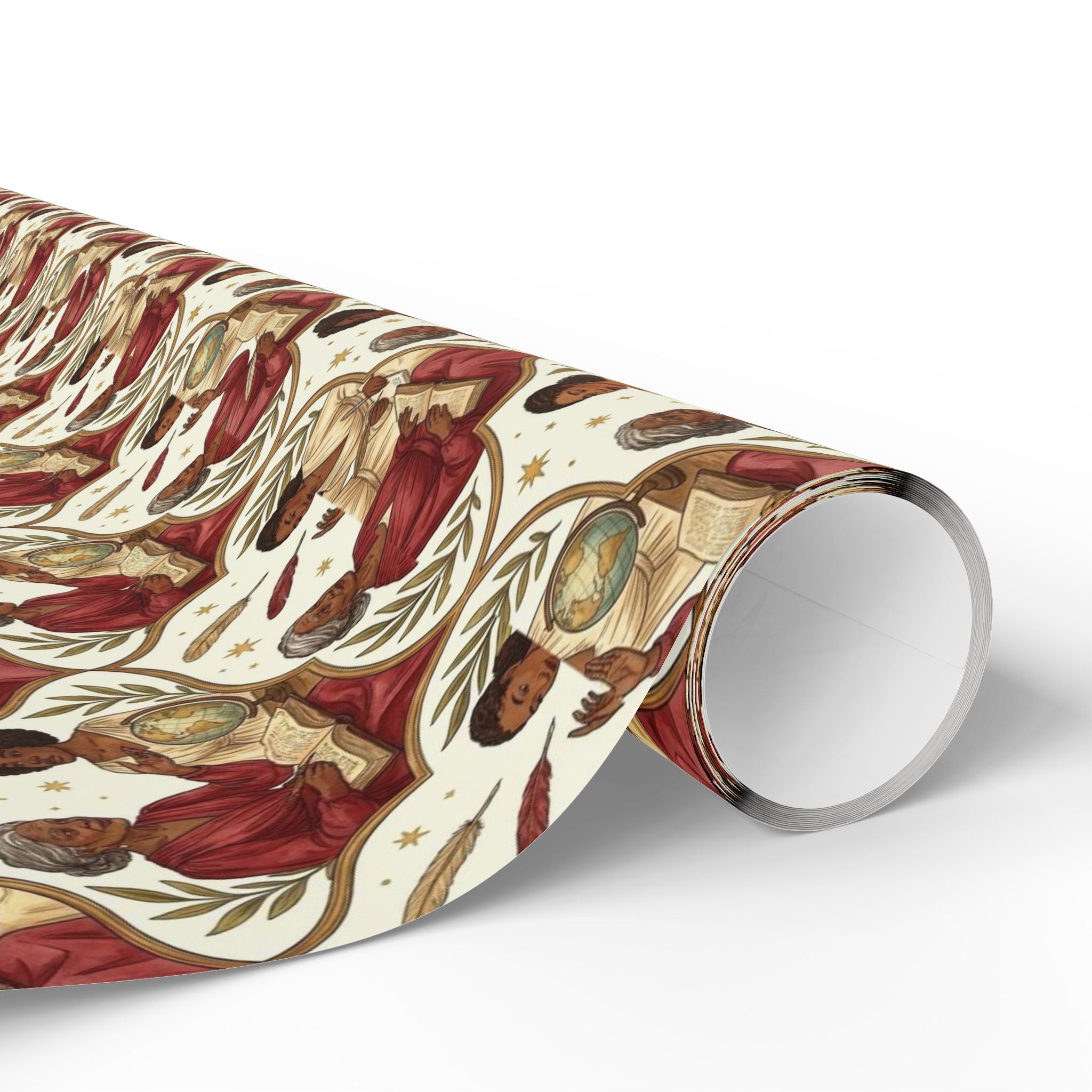 Crimson Cream Mentorship Circle Wrapping Paper — Family Wrap Co.