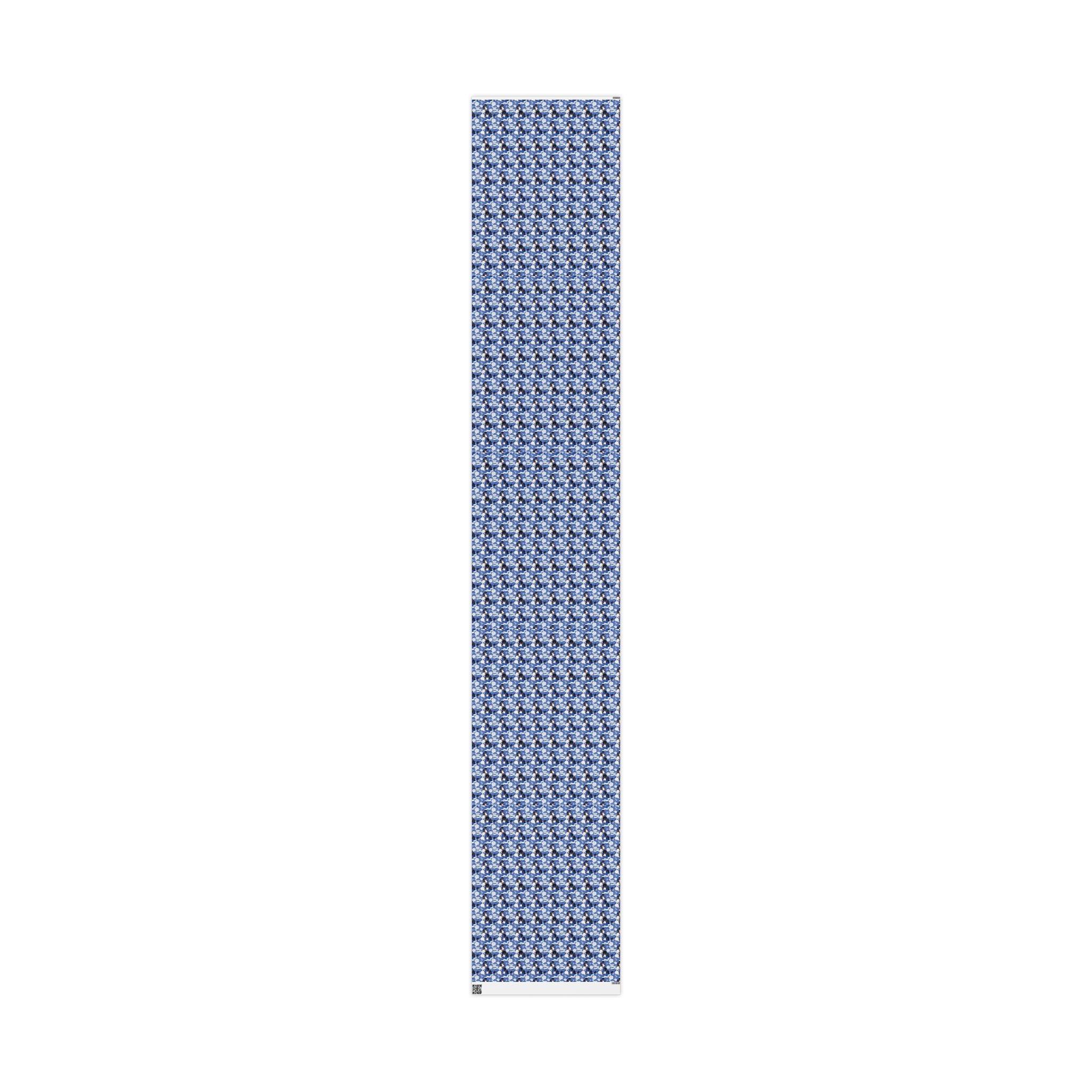Royal Blue Grace Women's Pattern — African American Gift Wrap by Family Wrap Co.