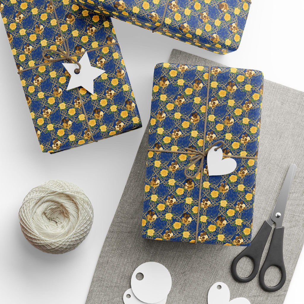 Golden Legacy & Royal Bloom — African American Gift Wrap by Family Wrap Co.
