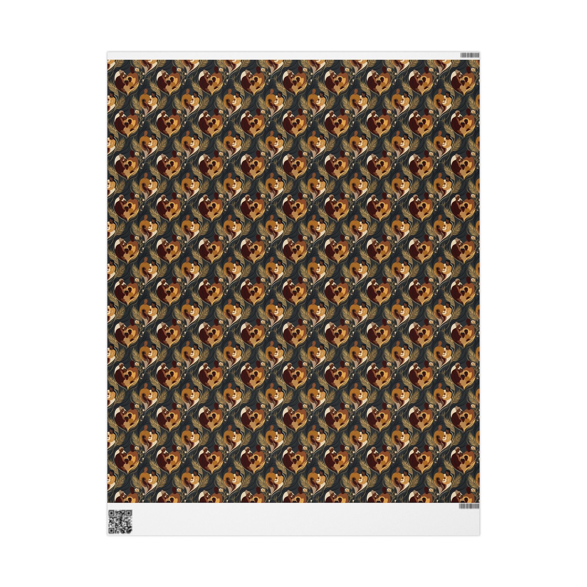 Noir & Gold Family Legacy Wrapping Paper — Family Wrap Co.