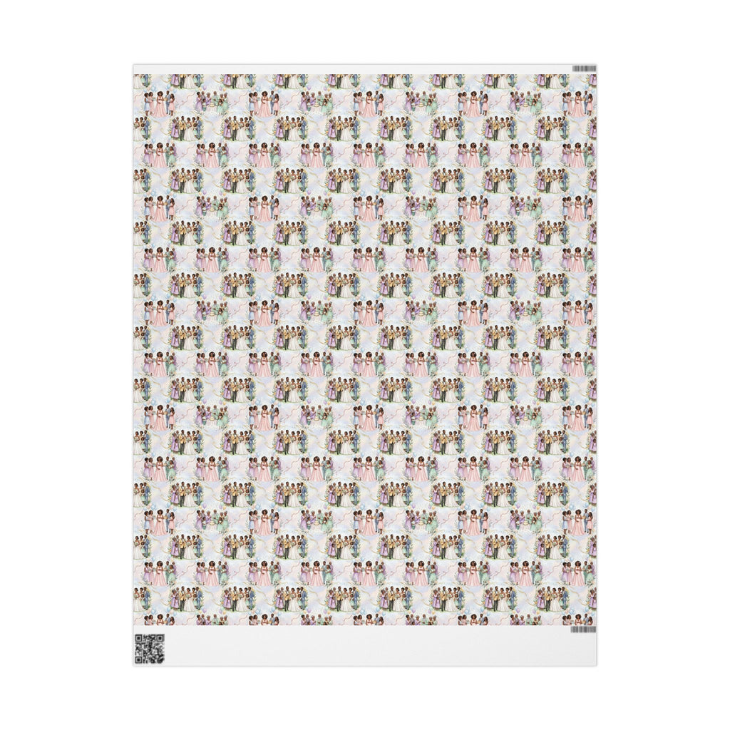 Blush & Rose Celebration Wrapping Paper — Family Wrap Co.