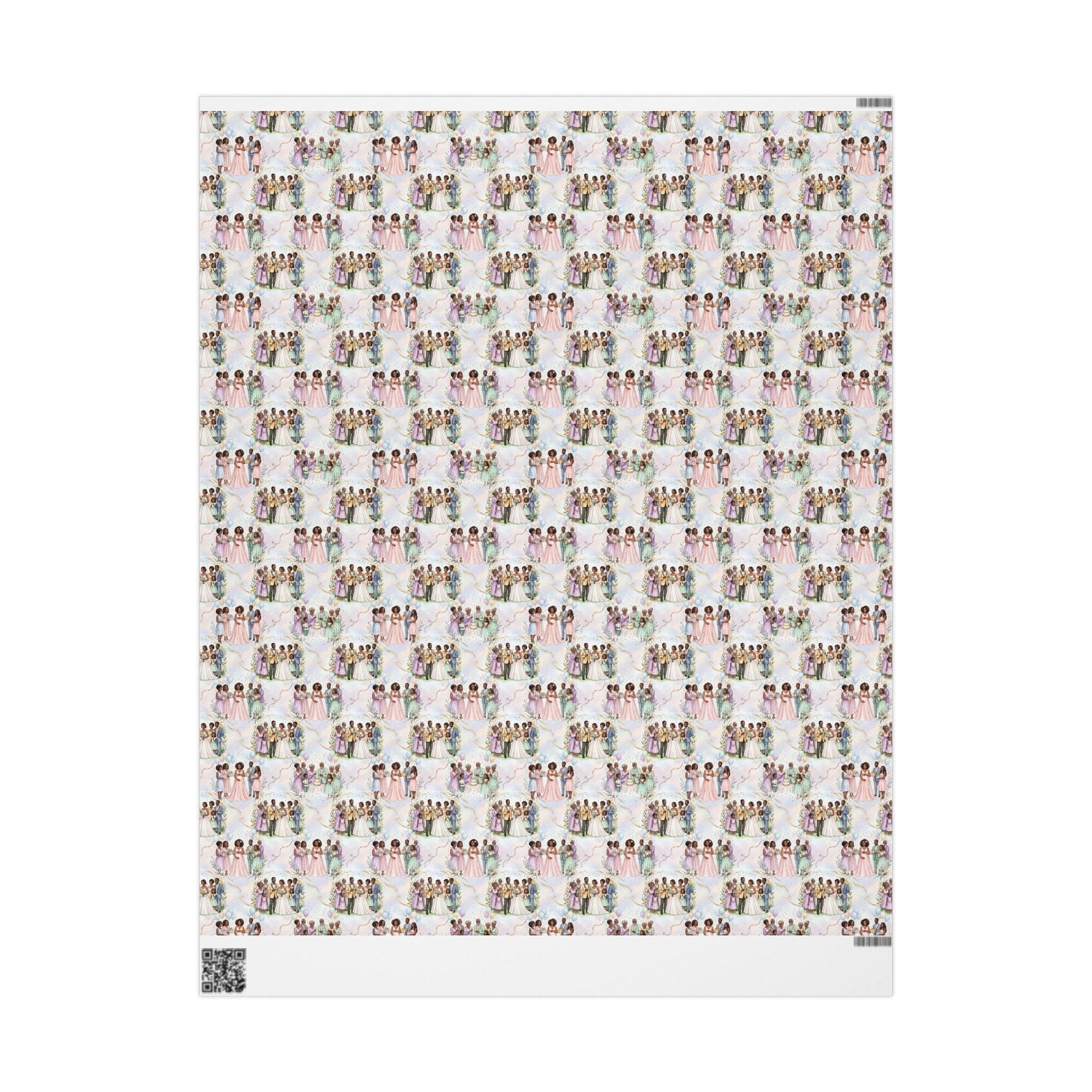 Blush & Rose Celebration Wrapping Paper — Family Wrap Co.