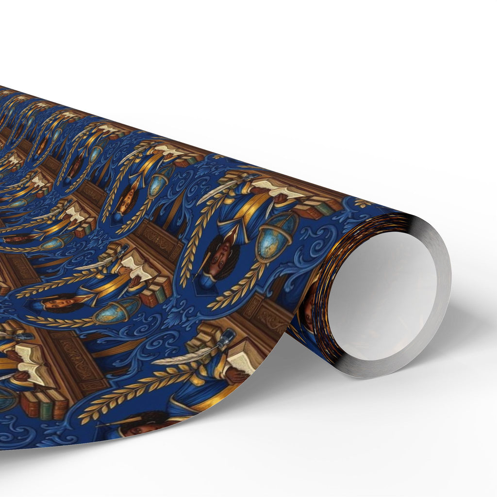 Blue Gold Legacy Scholars Wrapping Paper — Family Wrap Co.