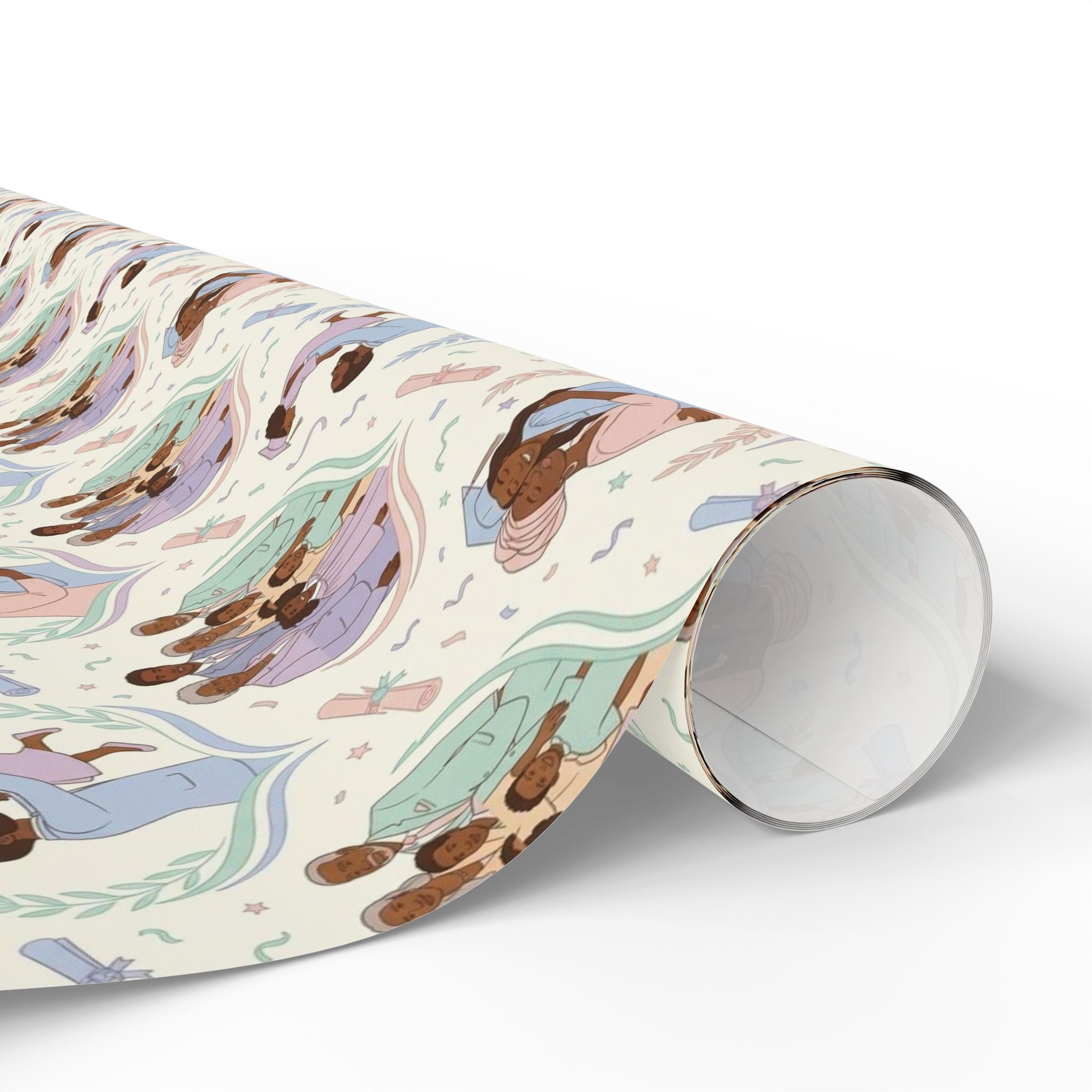 Pastel Graduation & Achievement Wrapping Paper — Family Wrap Co.