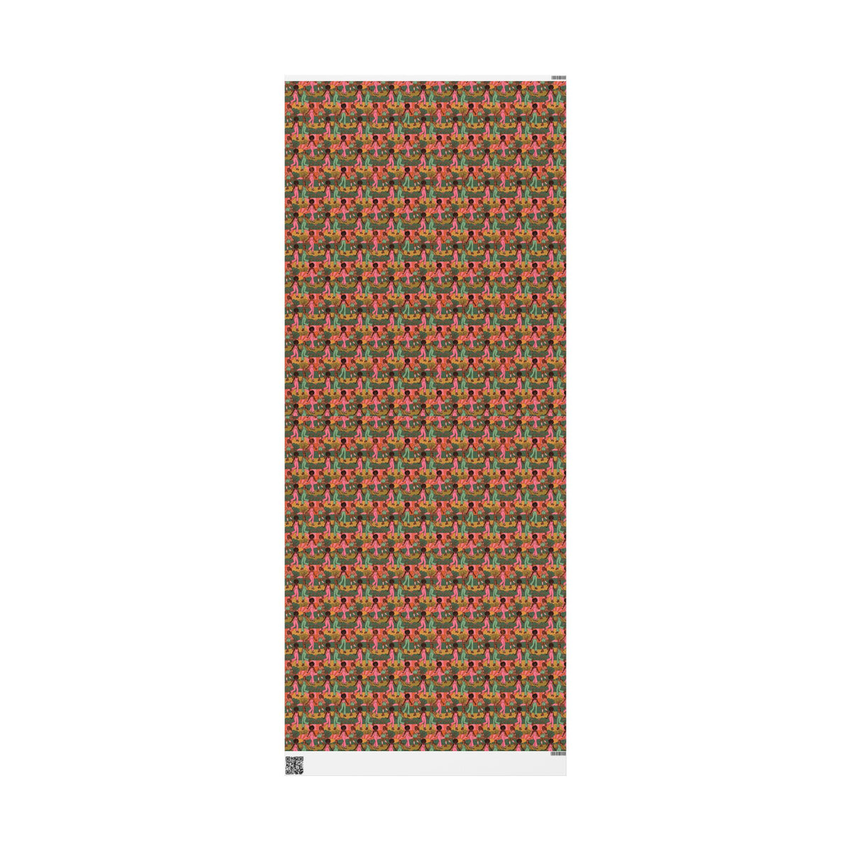 Sunset Roller Skating Energy Wrapping Paper — Family Wrap Co.
