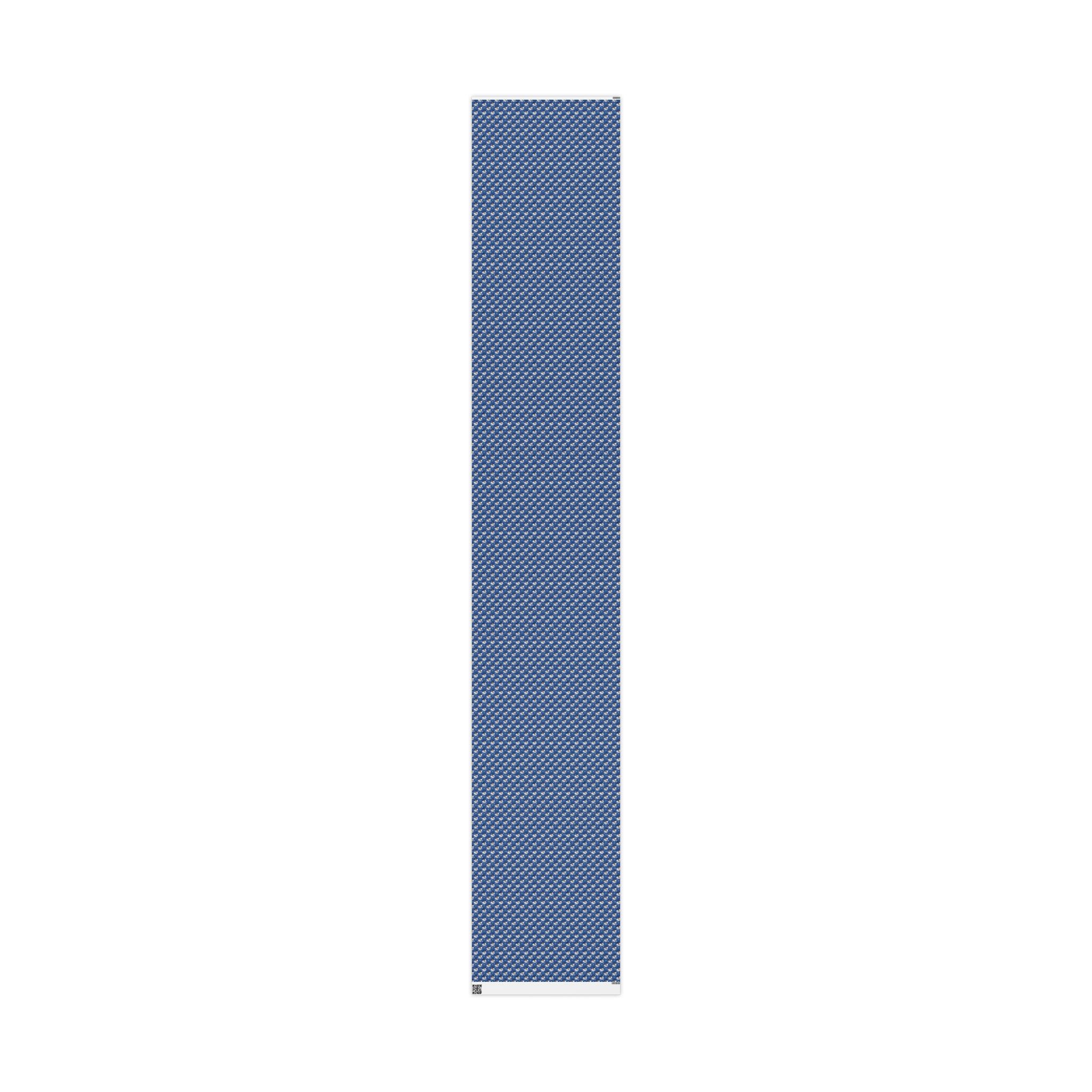 Royal Blue & White Star Rise -- Families of Light — African American Gift Wrap by Family Wrap Co.