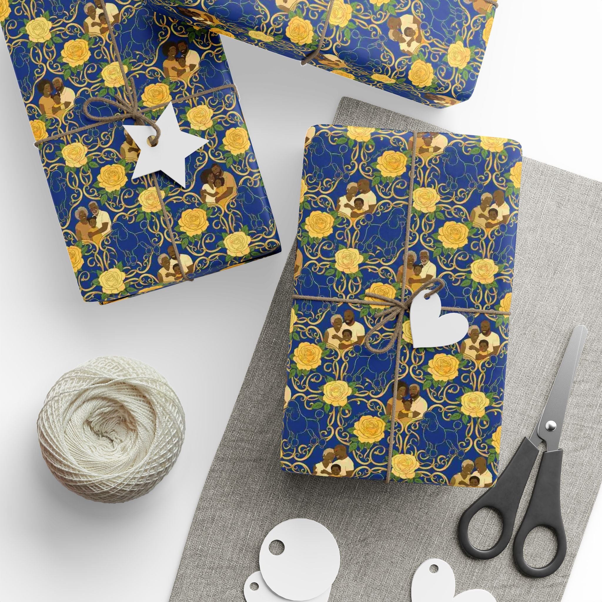 Golden Legacy & Royal Bloom Gift Wrap — Family Wrap Co.