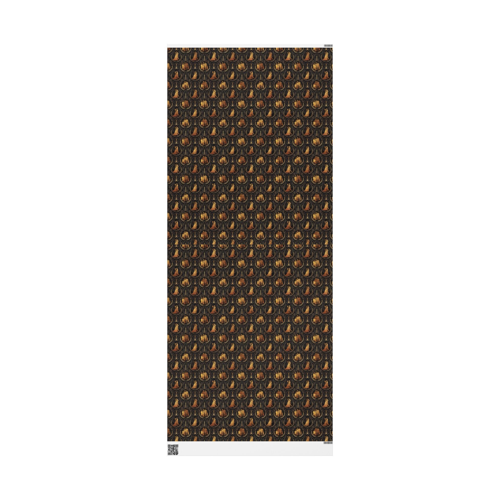 Black & Gold Opulence Luxury Wrapping Paper — Family Wrap Co.