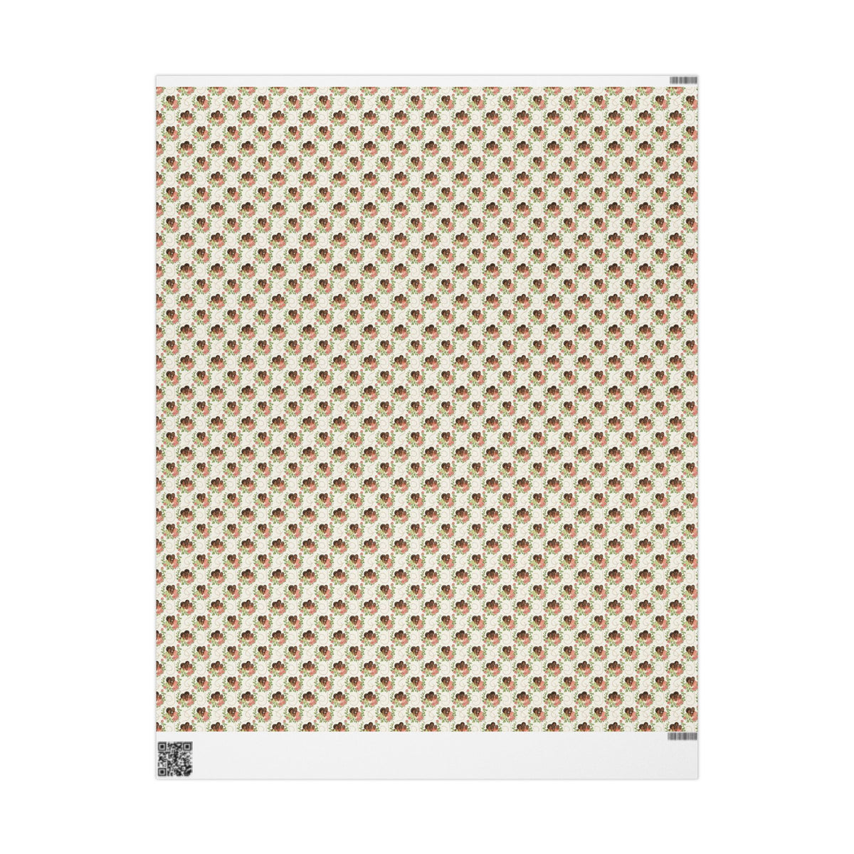 Rose Garden & Ivy Family — African American Gift Wrap by Family Wrap Co.