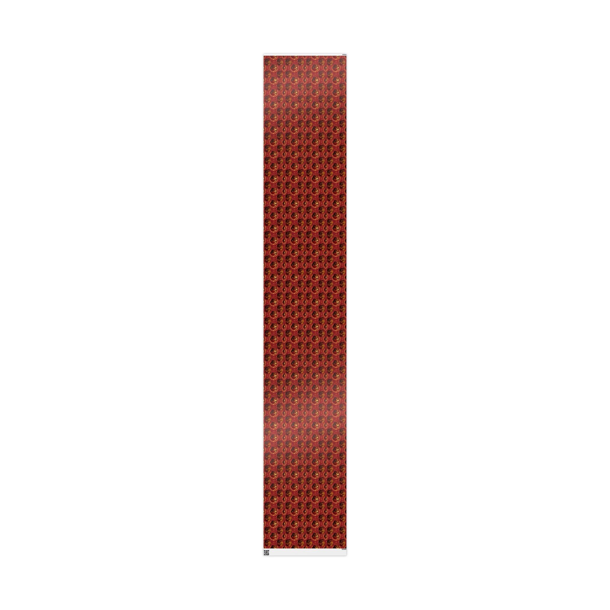Crimson & Gold Festive Families Wrapping Paper — Family Wrap Co.