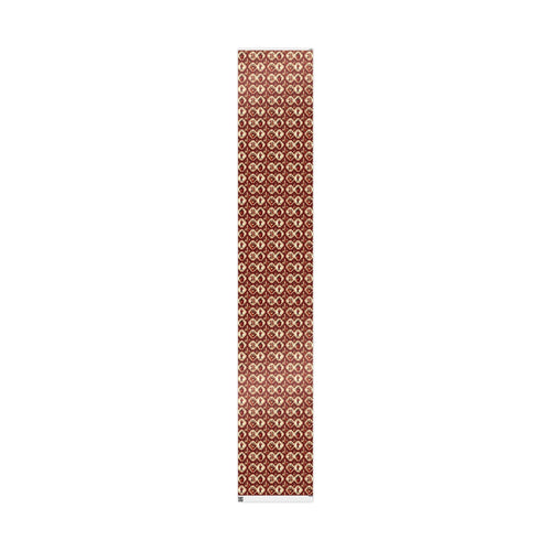 Crimson & Cream Celebration Quilt Wrapping Paper — Family Wrap Co.