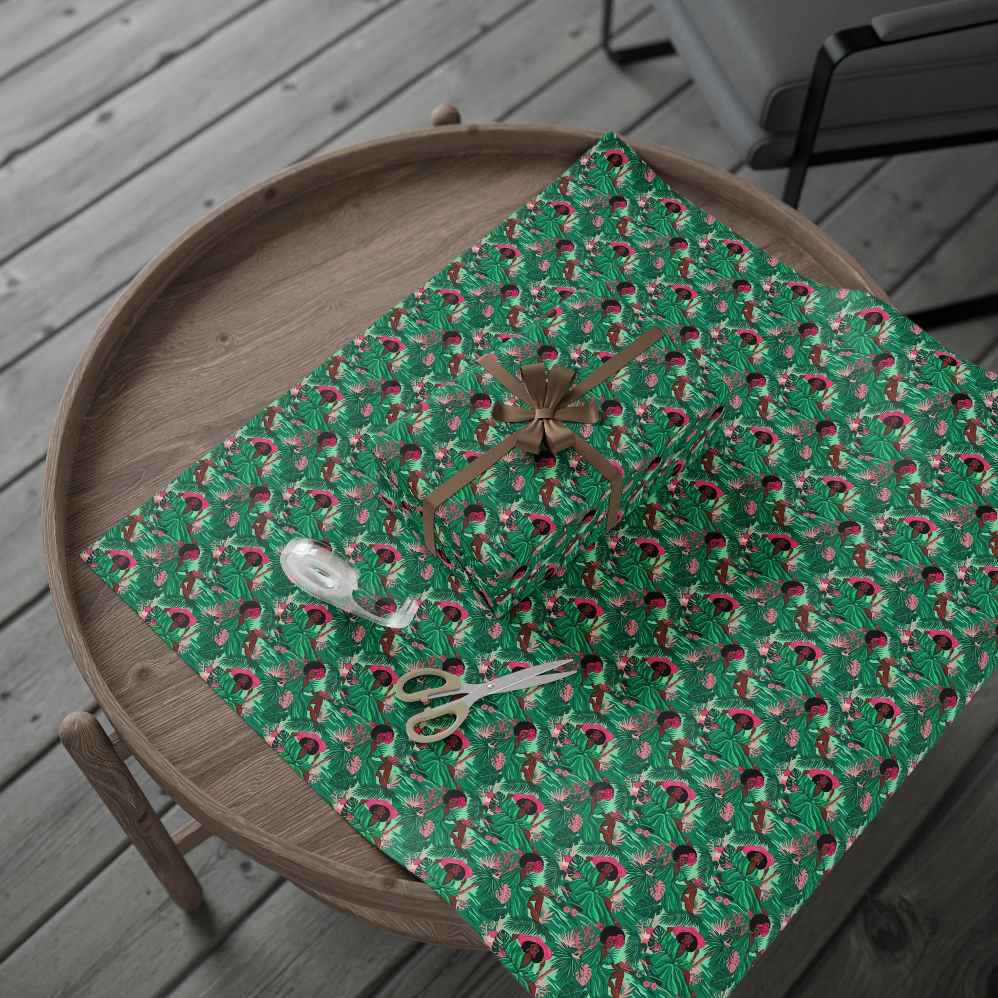 Tropical Beach Vacation Getaway Wrapping Paper — Family Wrap Co.