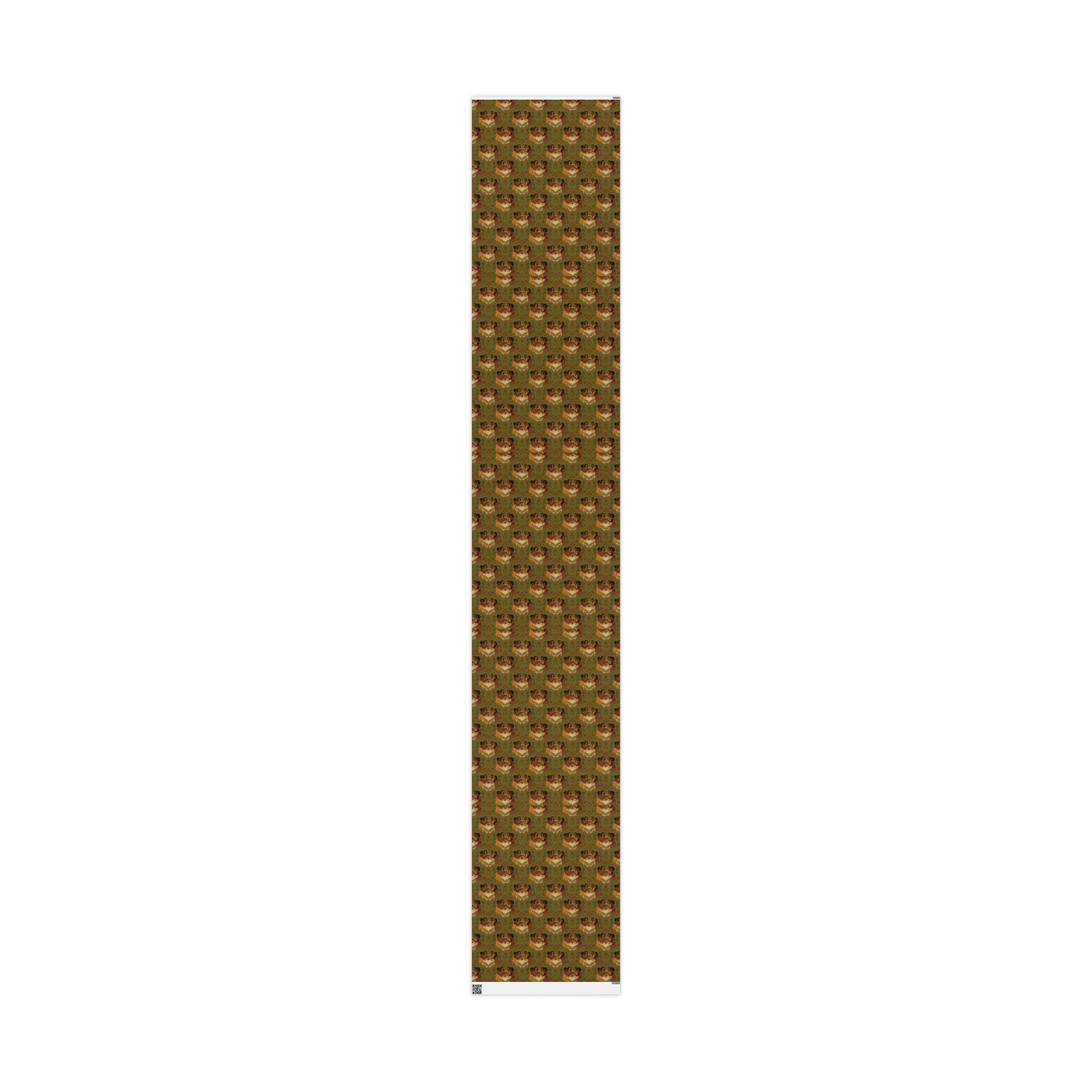 Friends Brunch Gathering — Earth Tone Elegance Wrapping Paper — Family Wrap Co.
