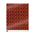 Crimson & Gold Festive Families Wrapping Paper — Family Wrap Co.